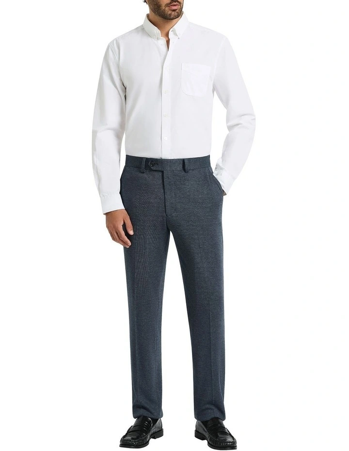 Sam Cotton Poplin Shirt in White image 4