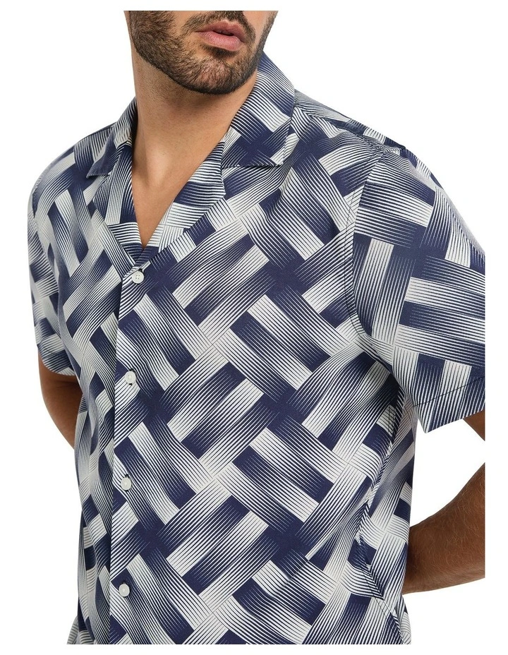 Stockholm Shirt in Blue Multi image 3