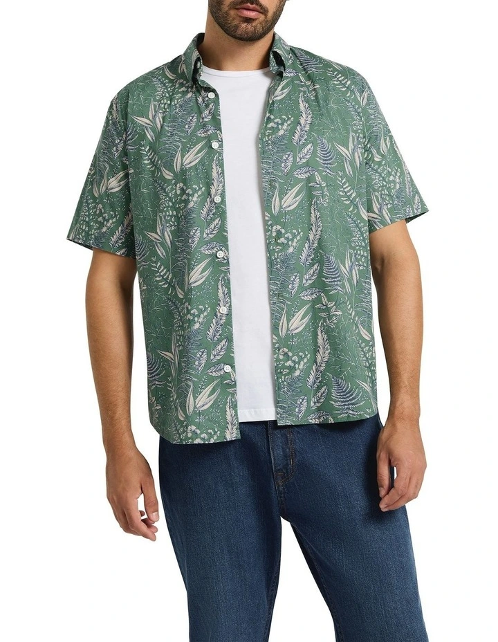 Sao Paulo Shirt in Khaki Multi image 1