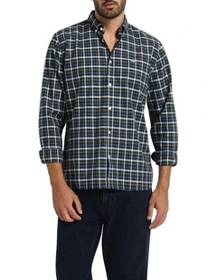 San Juan Check Shirt in Blue Check