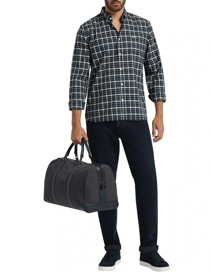 San Juan Check Shirt in Blue Check image 4