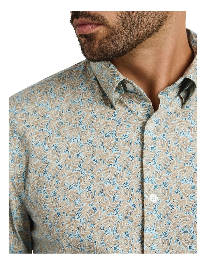 Helsinki Shirt in Neutral Multi image 3