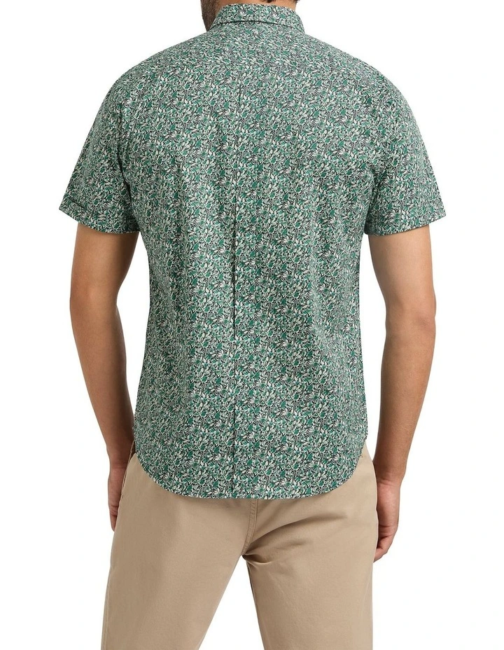 The Floral Dispatch Shirt in Emerald Multi image 2