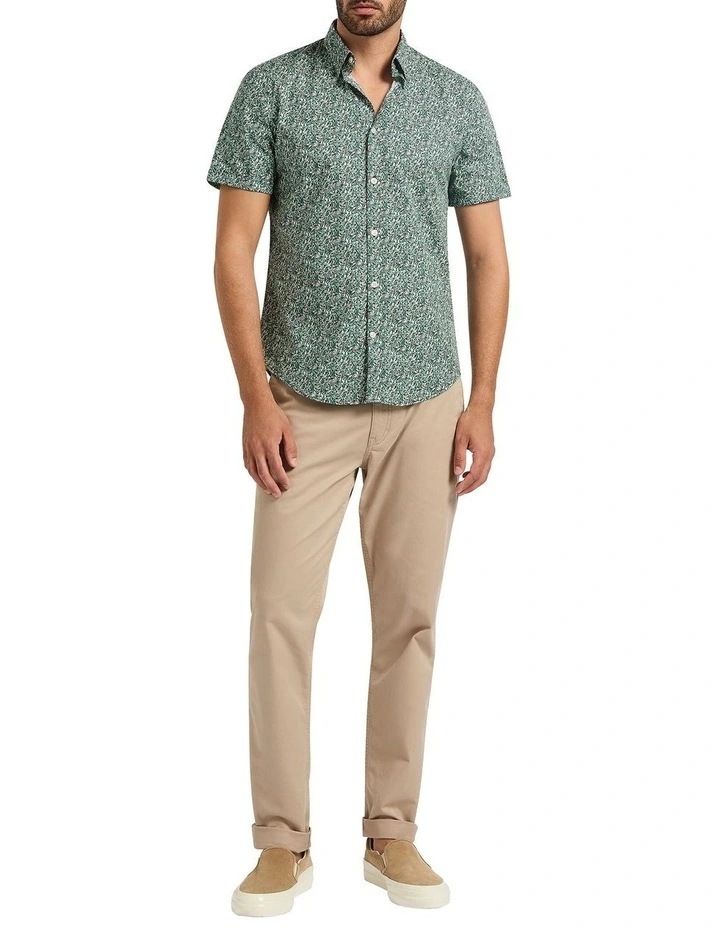 The Floral Dispatch Shirt in Emerald Multi image 4