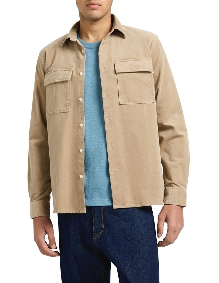 She's Electric Cord Shirt in Pristine image 1