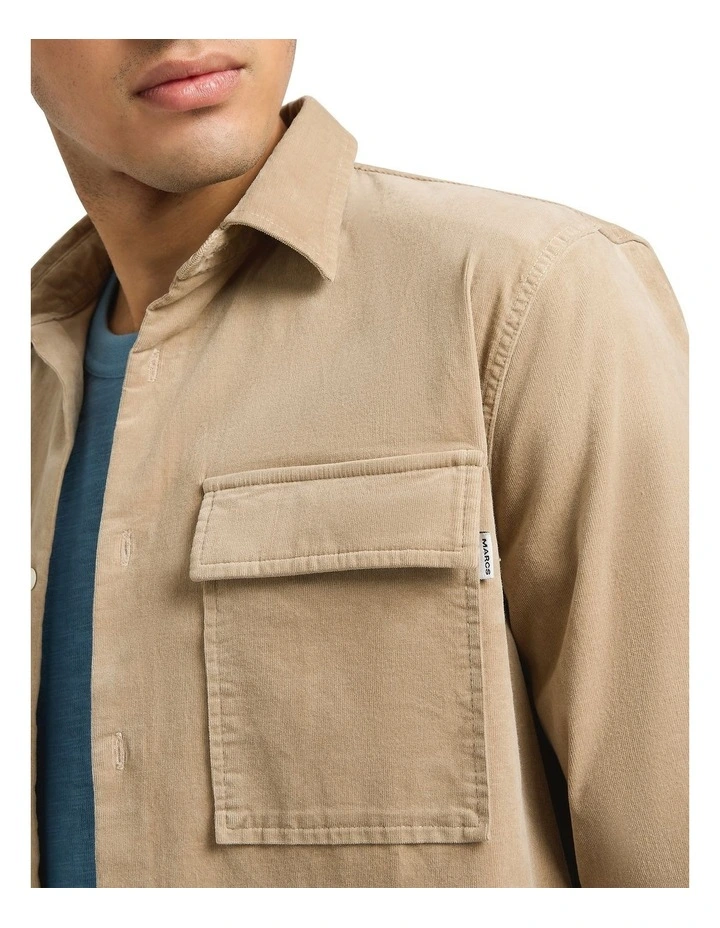 She's Electric Cord Shirt in Pristine image 3