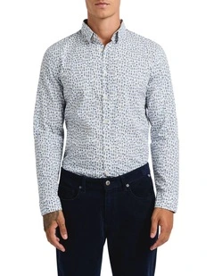 Insect-Or Gadget Shirt in Blue Multi