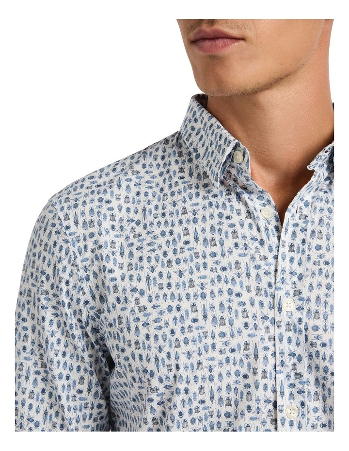 Insect-Or Gadget Shirt in Blue Multi image 3