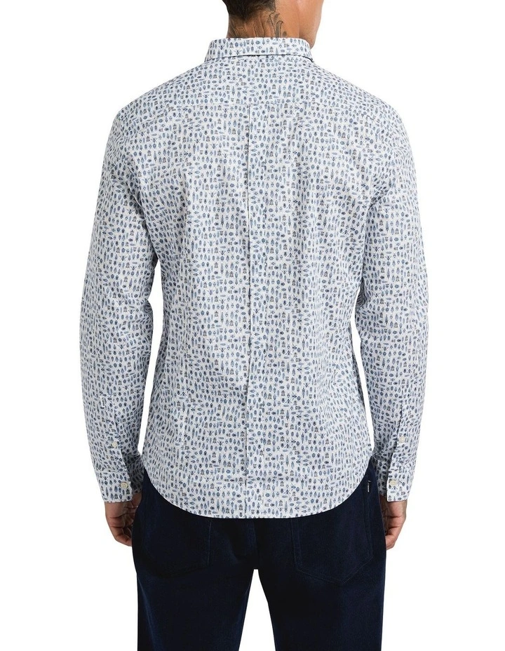 Insect-Or Gadget Shirt in Blue Multi image 4