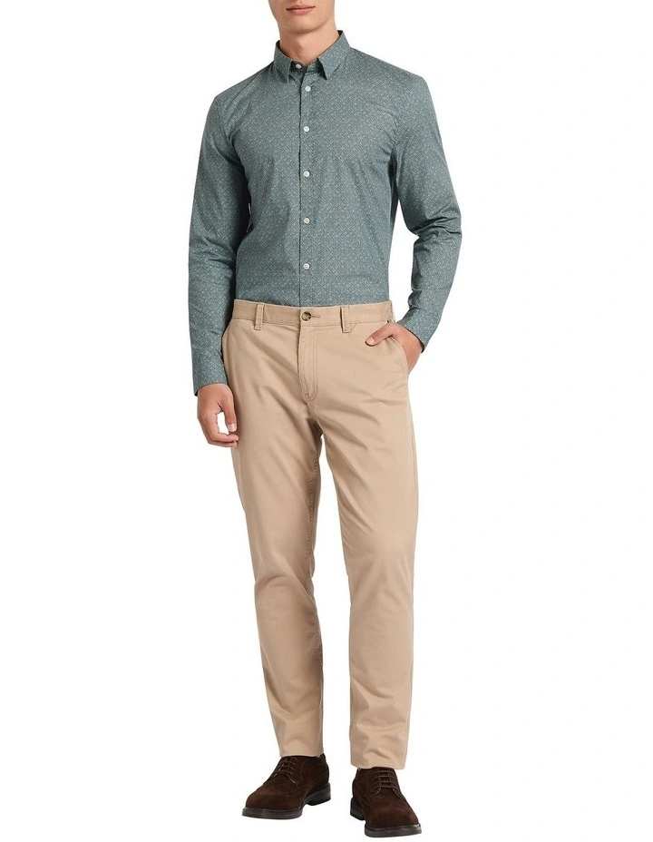 Escape Plan Smart Shirt in Green Multi image 2
