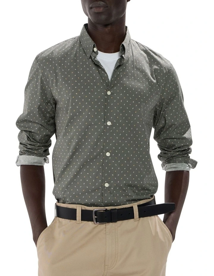 Leafin' On A Prayer Shirt in Agave Green image 1
