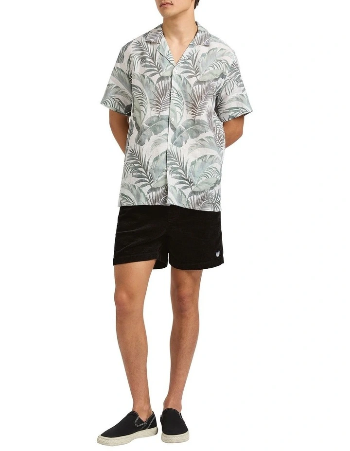 Palm And Away Linen Shirt in Sandy Shore image 4