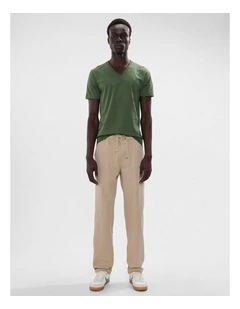 Arnie Pima Tee in Khaki