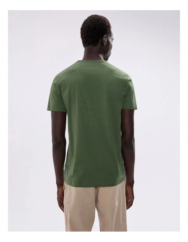 Arnie Pima Tee in Khaki image 5