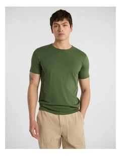 Brando Pima Tee in Khaki