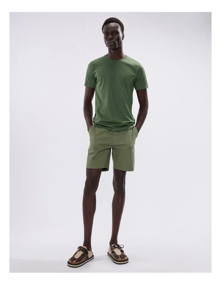 Brando Pima Tee in Khaki image 1