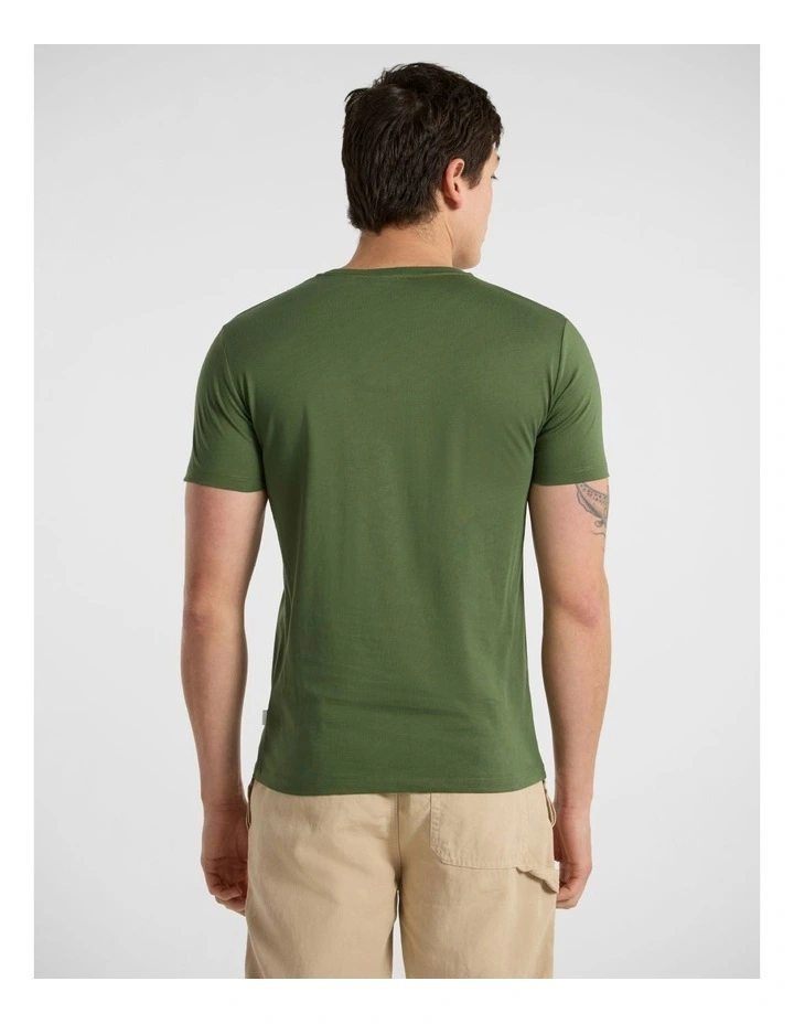 Brando Pima Tee in Khaki image 3