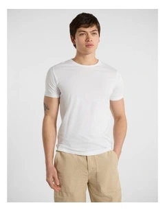 Brando Pima Tee in White