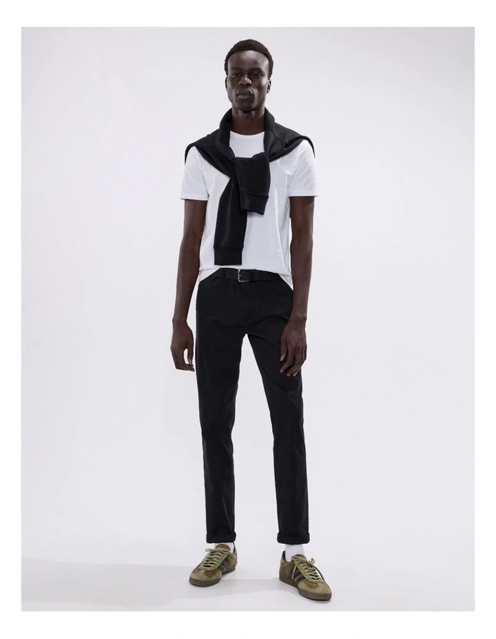 Brando Pima Tee in White image 1