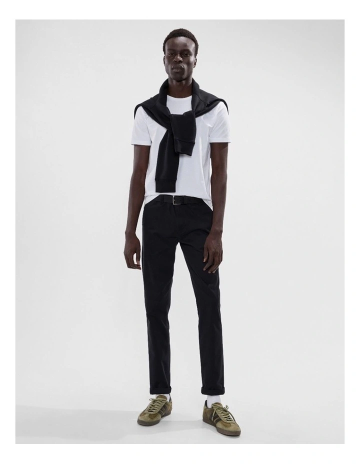 Brando Pima Tee in White image 2