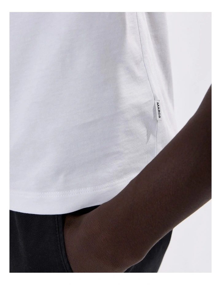 Brando Pima Tee in White image 2