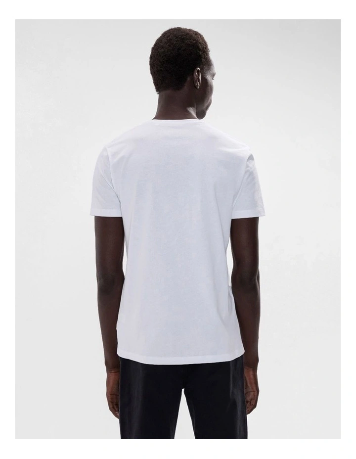 Brando Pima Tee in White image 3