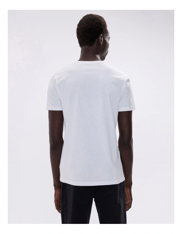 Brando Pima Tee in White image 4