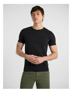 Brando Pima Tee in Black