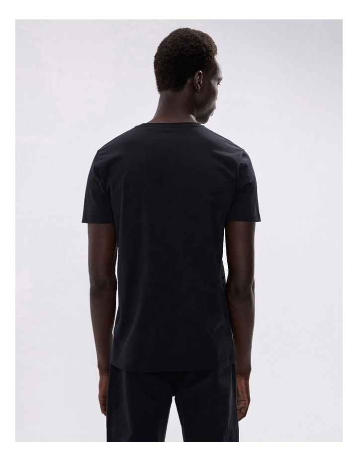 Brando Pima Tee in Black image 4