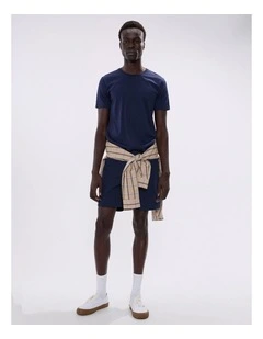 Brando Pima Tee in Navy