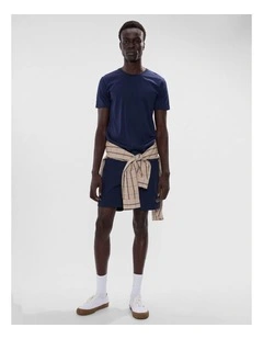 Brando Pima Tee in Navy