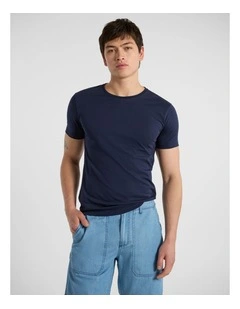 Brando Pima Tee in Navy