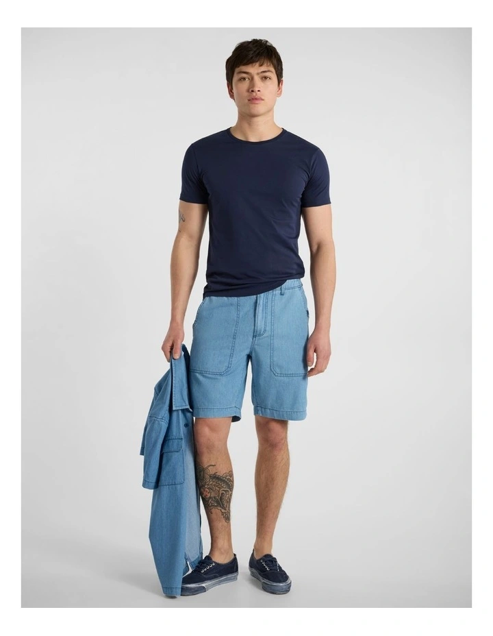 Brando Pima Tee in Navy image 2