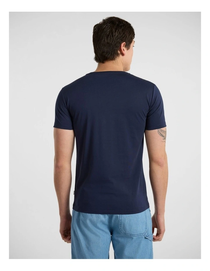 Brando Pima Tee in Navy image 3
