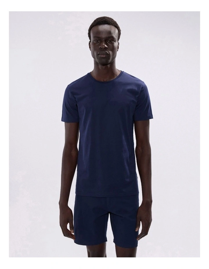 Brando Pima Tee in Navy image 3