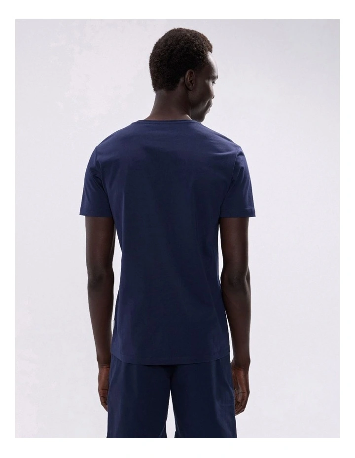 Brando Pima Tee in Navy image 4