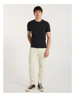 Reese Regular Fit Tee in Black