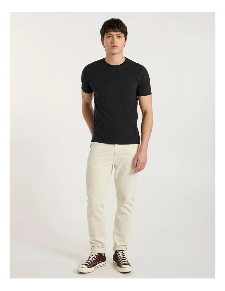 Reese Regular Fit Tee in Black image 1