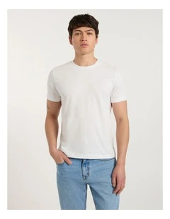 Reese Regular Fit Tee in White