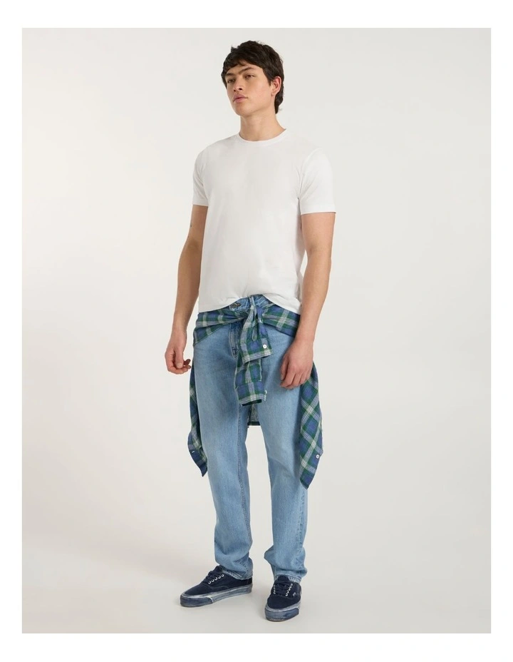 Reese Regular Fit Tee in White image 2