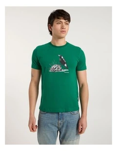 Swooper Bowl Tee in Racing Green