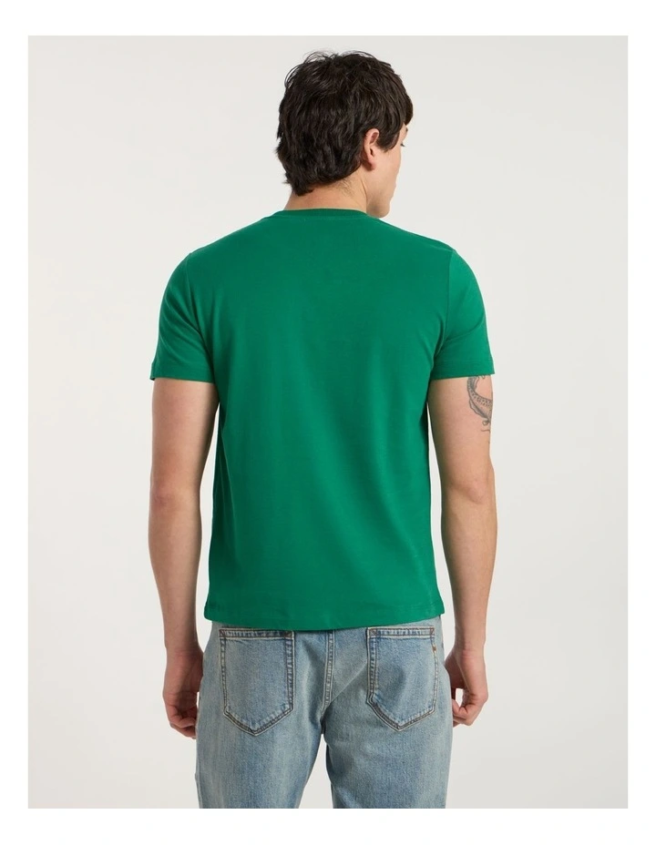 Swooper Bowl Tee in Racing Green image 4