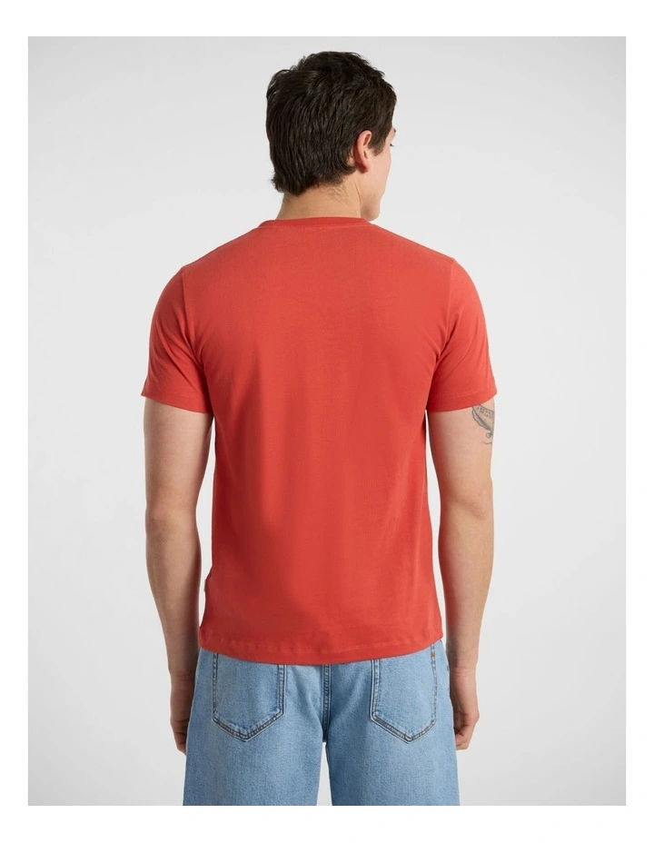 Racing Tee in Red Apple image 3