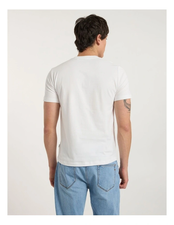 Bathurst Vintage Tee in White image 4