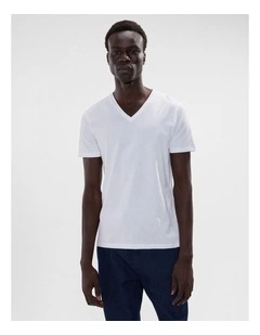 Arnie Pima Tee in White