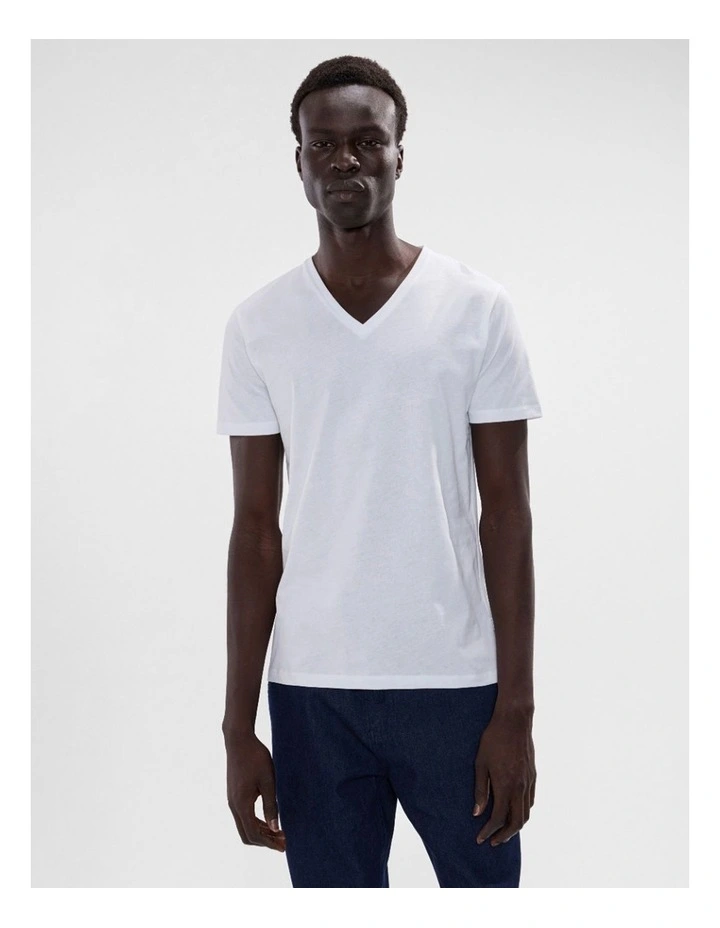 Arnie Pima Tee in White image 1