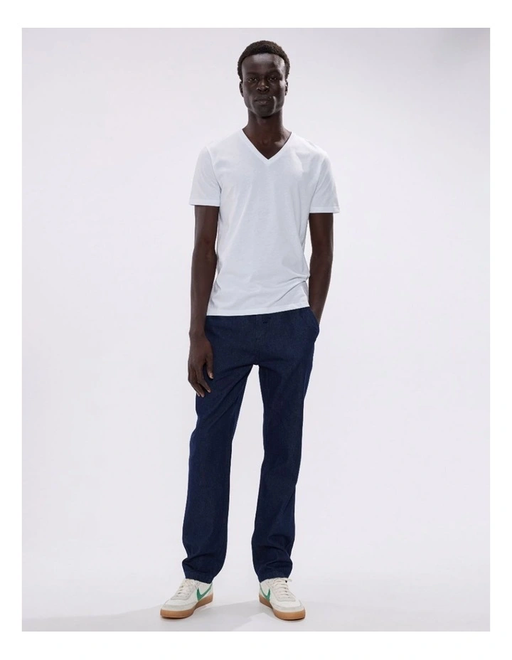 Arnie Pima Tee in White image 1