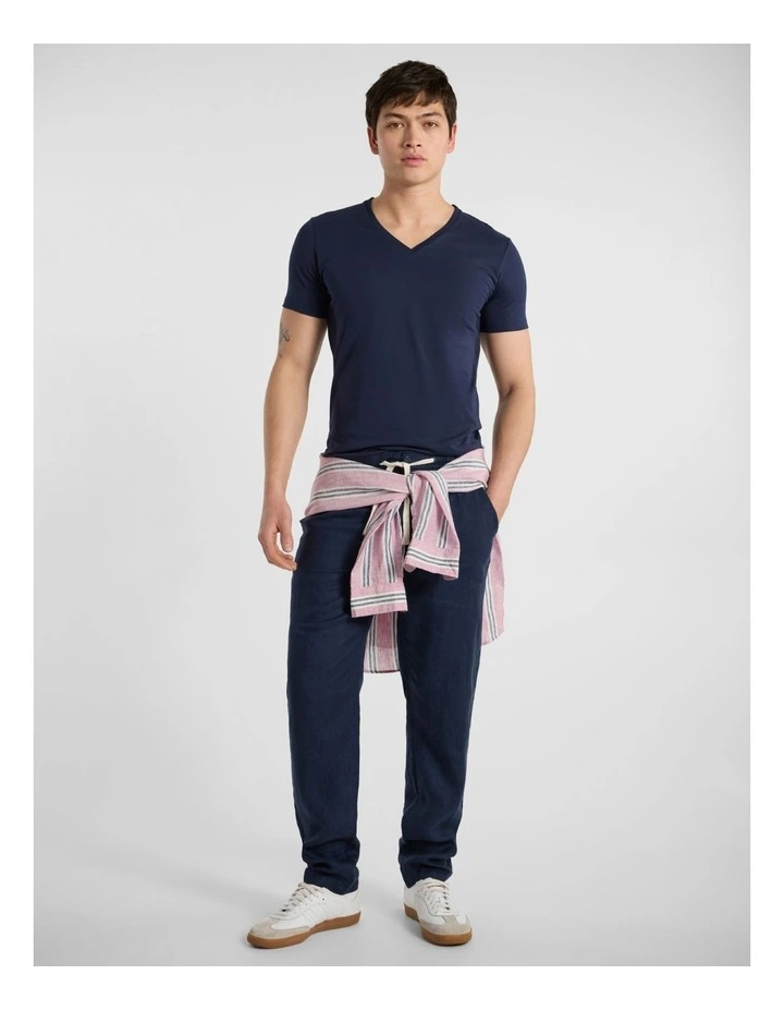 Arnie Pima Tee in Navy image 2