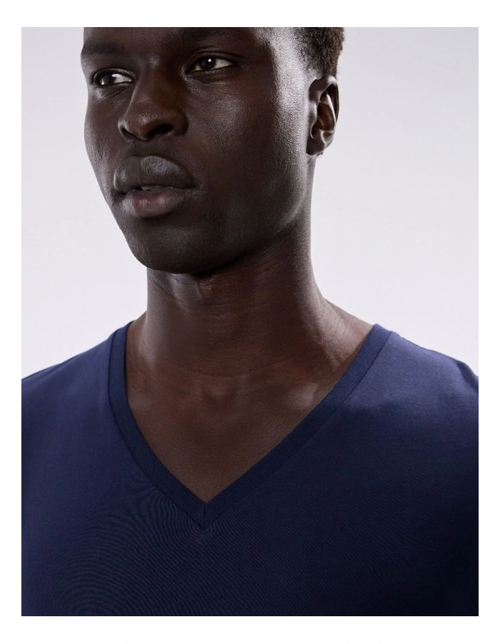 Arnie Pima Tee in Navy image 2