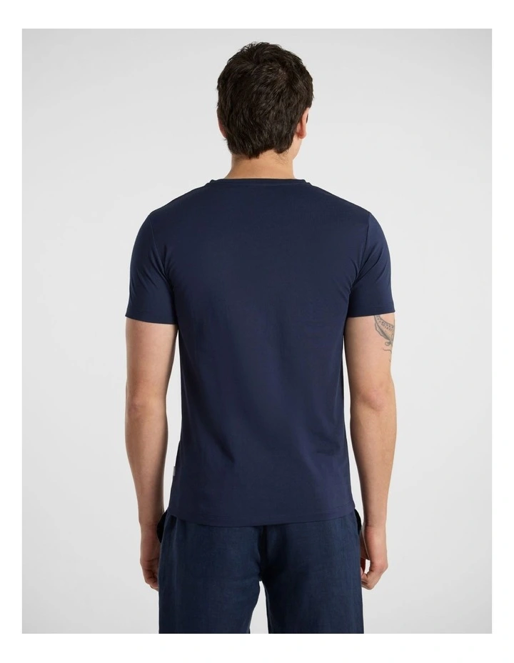 Arnie Pima Tee in Navy image 3
